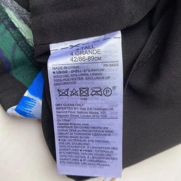 NWT Linen Blend Floral Pencil Skirt - Picture 10 of 12